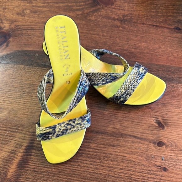 Women’s Italian made wedges Sz 10 - Picture 1 of 2